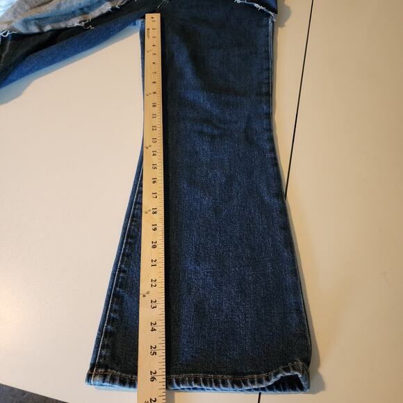 J Brand x Halpern Julia Jeans High Rise Flare Draped Metropole Rigid size 29 - Picture 4 of 8